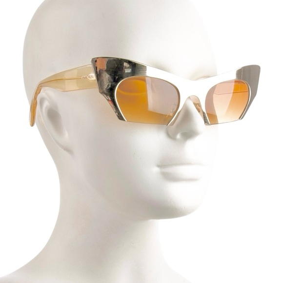 MIU MIU EUC RASOIR SMU53O brushed gold sunglasses 49__21 main image 5